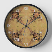 Horloge Enchevêtrement doré (Recto)