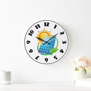 Horloge Énergie Solaire