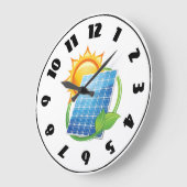 Horloge Énergie Solaire (Angle)