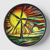 Horloge Énergie solaire et éolienne (Recto)