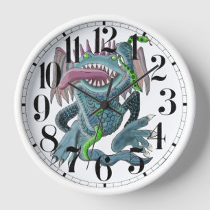 Horloge enfant Charmeur de serpent Grenouille Drag