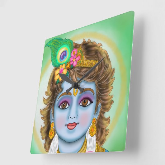 Horloge Enfant Krishna (Angle)