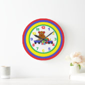 Horloge Enfants De Nourriture Avec Nombre (Maison)