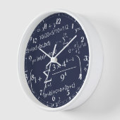 Horloge Équations amusantes pour les professeurs de mathém (Angle)