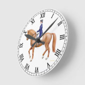 Horloge équestre du cheval Dressage (Angle)