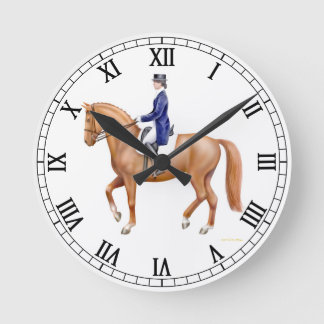 Horloge équestre du cheval Dressage