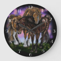 Horloge équine de dévotion