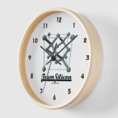 Horloge Équipe Silicon Unité de silicone Structure chimiqu (Angle)