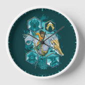 Horloge Équitation Aquaman À Cheval Dans Les Royaumes (Recto)