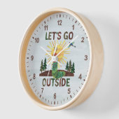 Horloge Eric Carle | Allons dehors (Angle)
