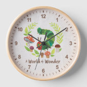 Horloge Eric Carle | Un monde de merveilles (Recto)