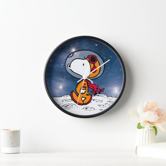 Horloge ESPACE | Astronaute de Snoopy (Maison)