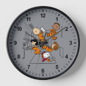 Horloge ESPACE | Bande d'arachides dans l'espace (Recto)