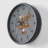 Horloge ESPACE | Bande d'arachides dans l'espace (Angle)