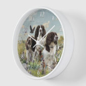 Horloge Espagnol Springer anglais, Art (Angle)