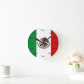 Horloge espagnole avec drapeau mexicain (Maison)
