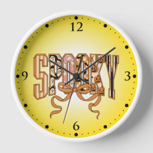Horloge esthétique de Halloween Coquette Épouvantable-6616