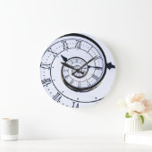 Horloge éternelle, Spirale blanche Romaine Grande  (Maison)