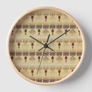 Horloge ethnic african tribal patall