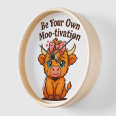 Horloge être votre propre motivation (Angle)