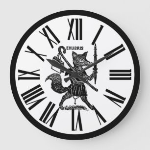 Horloge ex noire et blanche de Libris