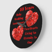 Horloge exclusive 40ème / Ruby Mariage Anniversair (Angle)