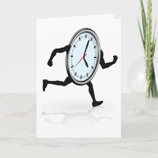 Horloge exécution des cartes de voeux (Devant)