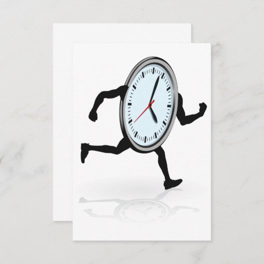 Horloge Exécution des invitations (Devant / Derrière)