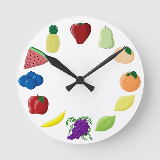 Horloge Fabrique Fruit (Recto)