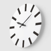 Horloge face rayures noir pour votre conception (Angle)
