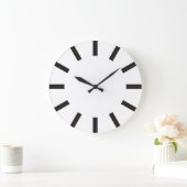 Horloge face rayures noir pour votre conception (Maison)
