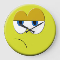 Horloge face triste