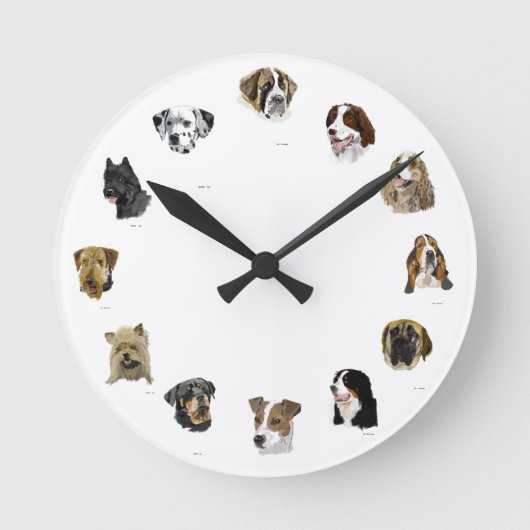 Horloge faciale de chien (Recto)