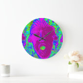 horloge faciale violette (Maison)