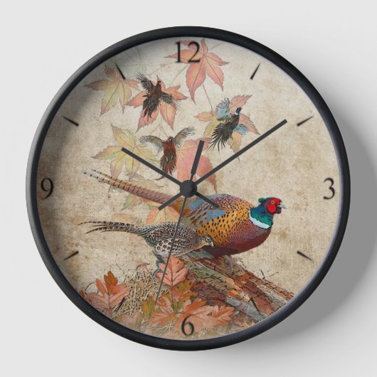 Horloge Faisan  (Recto)