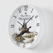 Horloge Faisans, chasse royale (Angle)