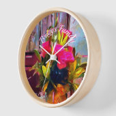 Horloge Famille et fleurs PM0001 (Angle)