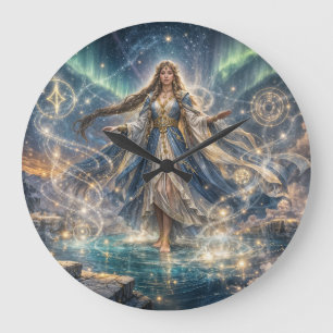Horloge Fantastique Sorcière Céleste – Mystique Bl