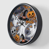 Horloge Fantômes Monstres mignons Éffrayants et Déplaisant (Angle)