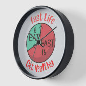 Horloge Fast Life Get Healthy (Angle)