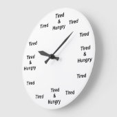 Horloge fatiguée et affamée (Angle)