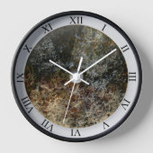 Horloge Faux Nephrite Jade Gris Noir Beige (Recto)