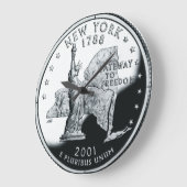 Horloge Faux New York State Quarter (Angle)