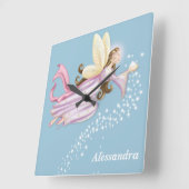 Horloge fée d'ange magique personnalisée pour les  (Angle)