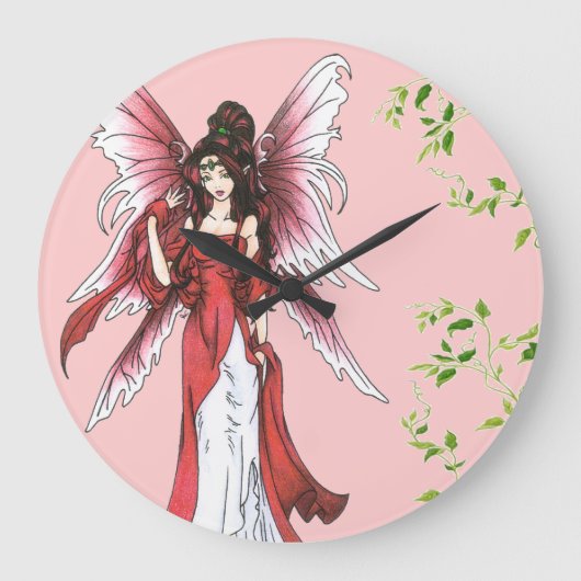 Horloge Fée Grenat (Recto)