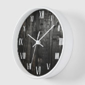 Horloge Ferme en bois Vintage rustique (Angle)