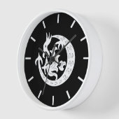 Horloge Feu de dragon (Angle)