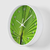 Horloge - Feuille de palme (Angle)