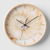 Horloge Fibonacci Ration d'or Géométrie sacrée Art (Recto)