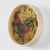 HORLOGE FIER RUSTIQUE ROOSTER AMÉRICANA (Angle)